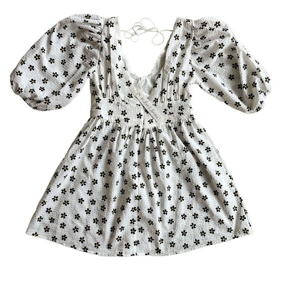 For Love & Lemons 🍋 Connie Mini Dress in Ivory Size S - Picture 8 of 12